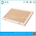 combination cork board and white board